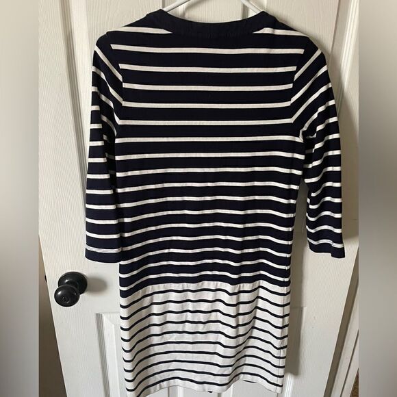 Women’s blue & white striped dress by Joe Fresh - Picture 3 of 4